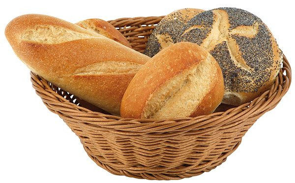 APS Tisch- und Buffetkorb, rund, Ø 19 cm, Höhe: 9,5 cm, Polypropylen, hellbraun, -ECONOMIC-, 40191