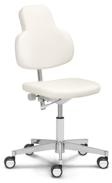 Deskin Drehstühle MED FLEX, Weiß, 570 x 570 x 910 mm, 346747