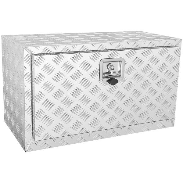 VEVOR Unterboden-Lkw-Box, 760 x 430 x 460 mm, Aluminium-Werkzeugkasten mit Schloss & Schlüsseln, Silber, CDK301718INCHDKRDV0