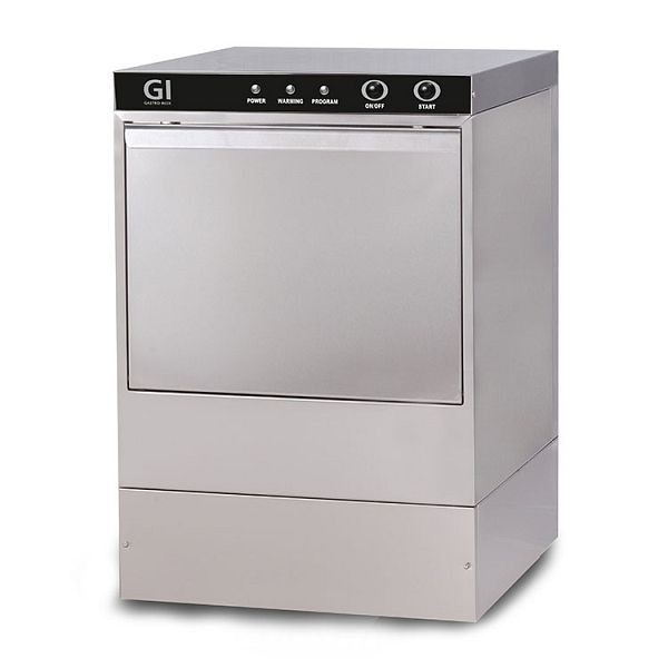 Gastro-Inox elektronische Glasspülmaschine, 40x40cm, 230V, Edelstahl AISI 304, 400.202