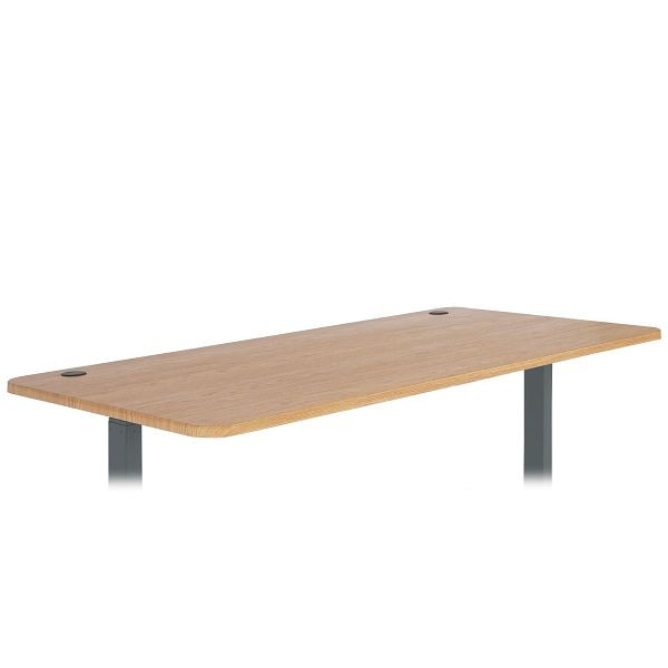 Mendler Tischplatte HWC-D40 für Schreibtische, Schreibtischplatte, 160x80cm, braun Struktur, 75753