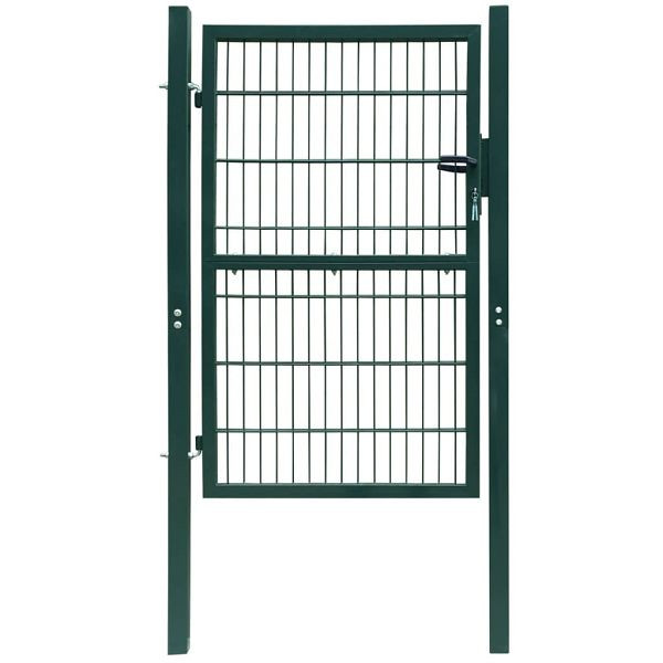 vidaXL 2D Zauntor (Einzeltor) Grün 106x230 cm, 141752, 8718475931140