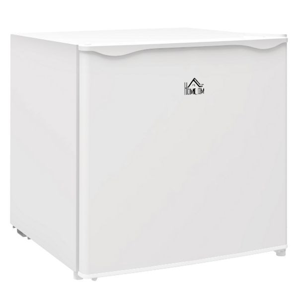 HOMCOM Mini-Gefrierschrank, 47L x 44,2B x 48,8H cm, Weiß, 800-127V91WT, 4255826806664