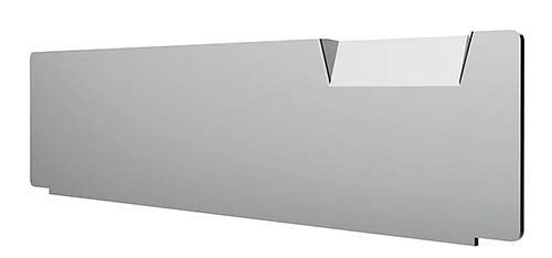 Bedrunka+Hirth Trennwand Breite 225, R 18-24 / 24-24 / 36-24 / 48-24, Blendenhöhe 75 mm, Maße in mm (BxTxH): 225 x 75 x 50, 30.225.050