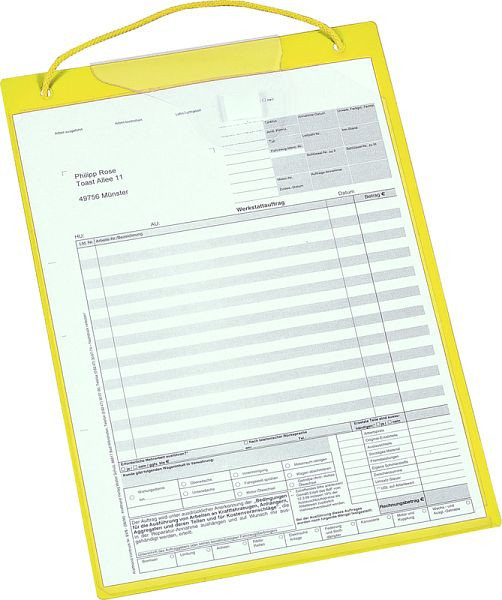 Eichner Auftragstasche "Eco", Gelb, VE: 10 Stück, 9015-00584