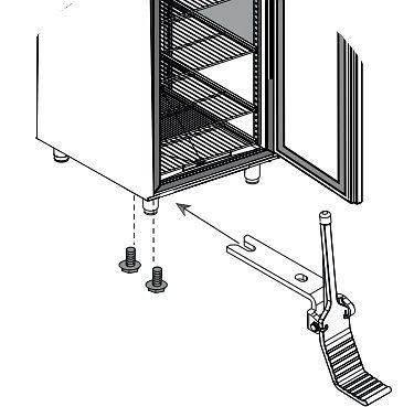 ALPENINOX Pedaltüröffner für Serie 702, 402880324