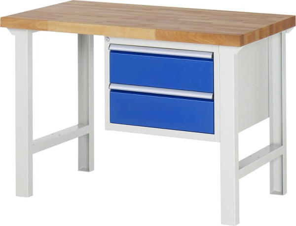 RAU Werkbank Serie 7000 - Modell 7125, B1250 x T700 x H840 mm, 13-7125A1-127B4S.11