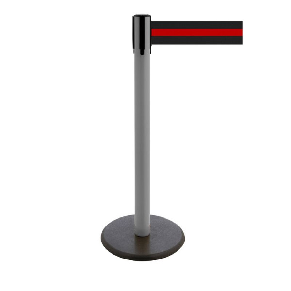 Stein HGS Personenleitsystem -P-Line Premium-, anthrazit, grau, mit Gurtendstück (Standard), Gurtlänge: 3,8 m, 34241a-0802