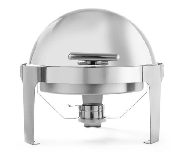 Hendi Chafing Dish Rolltop - rund, elegant, Edelstahl, 470312