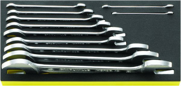 STAHLWILLE Doppelmaulschlüssel in TCS Nr.TCS10/11,6X7-34X36MM 1/3-Teilung 11-teilig, 96830167