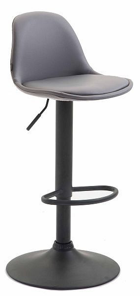 CLP Barhocker Kiel Vollgepolstert Kunstleder schwarz, grau, 308966