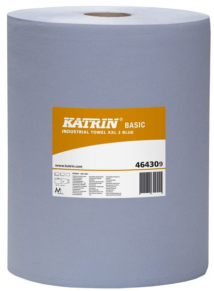 Katrin Putzpapier - Basic XXL 2 blau, 38,0 x 36,0 cm, 2-lagig, VE: 2 Stück, 464309