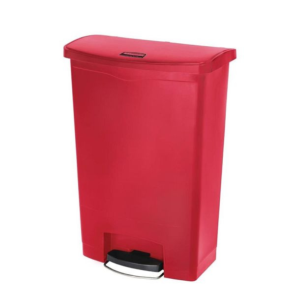 Rubbermaid Slim Jim Front Step Pedaleimer rot 90L, GL038