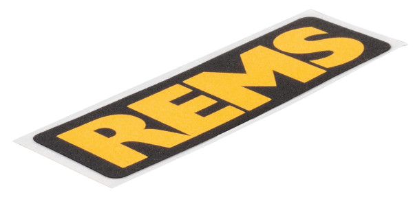 REMS Namensschild"REMS"gelb/schwarz, 250070, 4039976034746