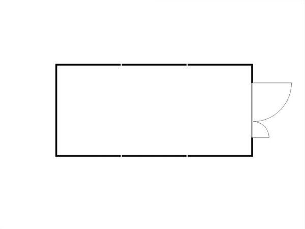 FLADAFI Materialcontainer-Kombination, IC Pro 1360, isoliert, Holzfußboden, Doppelflügeltür (asymmetrisch) auf der 3 m Seite, F2223300201-F911
