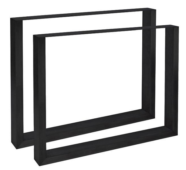 CLP 2x Tischbeine Velden 90 cm, schwarz, 316785, 4251756442200