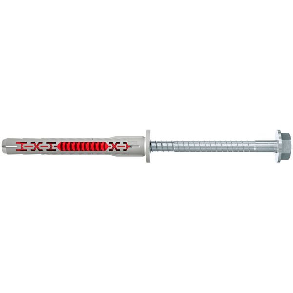 Fischer Langschaftdübel DuoXpand 10 x 80 FUS Sechskantschraube mit U-Scheibe, VE: 50 Stück, 562167