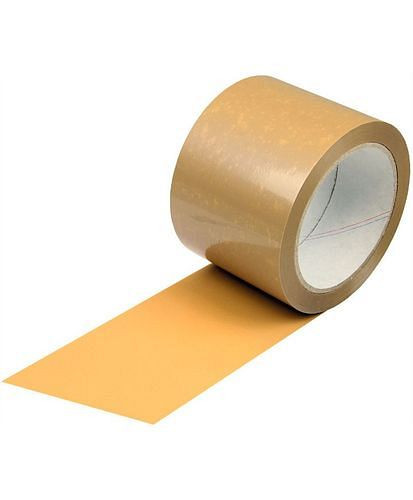 monta PVC-Klebeband 281, braun, 75 mm breit x 66 lfm, Stärke 54µ, VE: 24 Rollen, 299534
