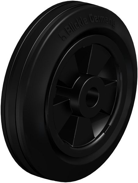 Blickle VPP 180/20R Rad aus Vollgummi, Schwarz, 20768
