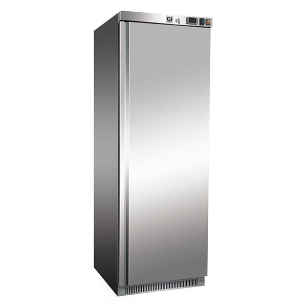 Gastro-Inox Edelstahl 400 Liter Gefrierschrank, statisch gekühlt, Nettokapazität 360 Liter, 201.107