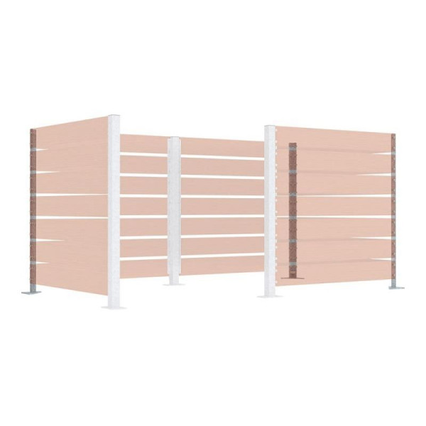 STEIN HGS Eckpfosten auf Bodenplatte, Feuerverzinkt, 78165.0011