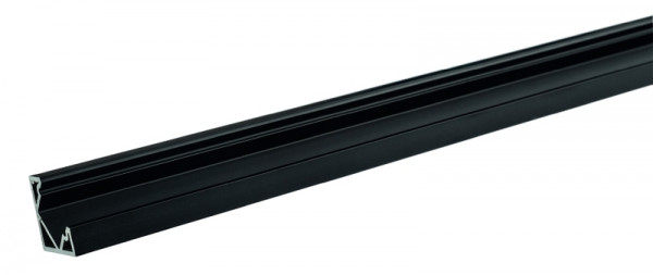 rutec Projekt ALU - Eckprofil EP18/ 18 Schwarz Eckprofil - 3 Meter, PFE633