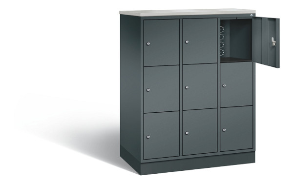 C+P Schließfachschrank Intro, H1255xB920xT490mm, 7016/7016, 8573-301 S10459