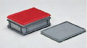 Gruber Systeme Auflagedeckel blau, für Lagerbehälter, L400xB300mm, END4300/12