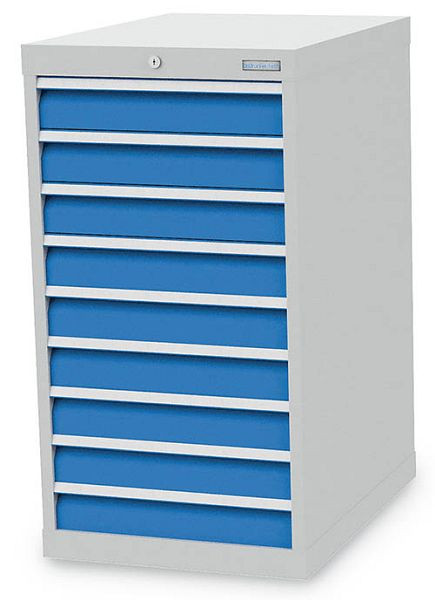 Bedrunka+Hirth Schubladenschrank, R 18-24, Schubladenanzahl: 9, Maße in mm (BxTxH): 555 x 736 x 1019, 500/0900V10