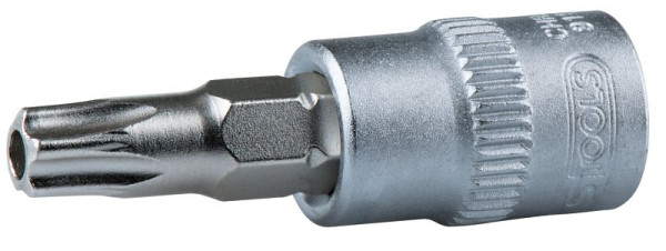 KS Tools 1/4" Bit-Stecknuss Torx mit Stirnlochbohrung, TB9, 911.1485