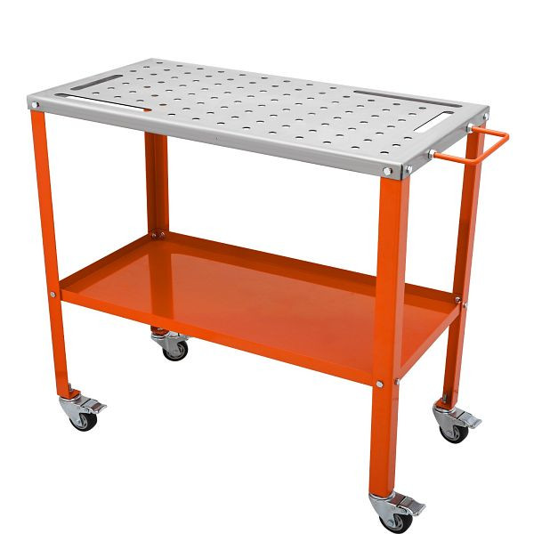 VEVOR Mobiler Schweißtisch 91,4 x 45,7 cm Schweißwerkbank 544 kg Tragfähigkeit, KYDHZW1200LB3M6A7V0