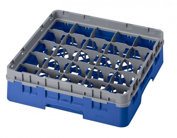 Cambro Spülkorb mit 25 Fächer Camrack® 9,2 cm Blau, 25S318168