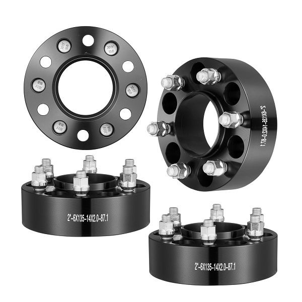 VEVOR 2 6 x 5,3 Zoll Spurverbreiterungen Radadapter 6 Lug Geschmiedete, LSSFLP2YC6X5CPXDCV0