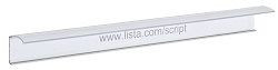 LISTA Beschriftungsleiste (BxH) 210x22mm, VE: 10 Stück, 18.931.000