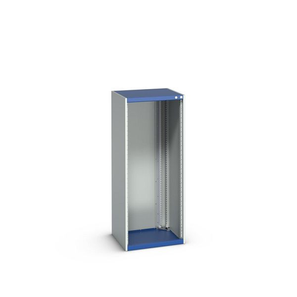 bott cubio Schubladenschrankgehäuse, BxTxH: 650x650x1600mm, RAL 7035/5010, Enzianblau, 40019110.11V
