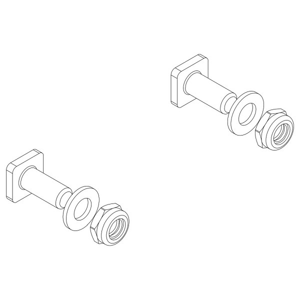 Munk Günzburger Steigtechnik Montagesatz für Streben, 800017
