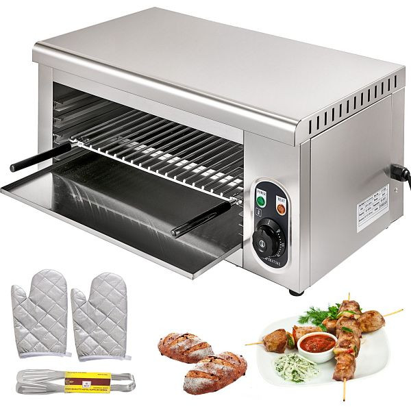 VEVOR Lift Salamander Gastro Salamander 2000w Salamander Grill Arbeitsbereich 45x26cm, BSKXNP936MHL00001V2