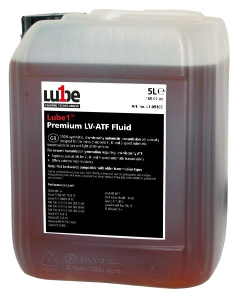 Lube1 Premium LV-ATF - 5L, L1-09105