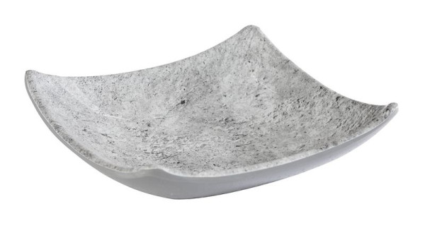 APS Schale -ELEMENT-, 10,5 x 10,5 cm, Höhe: 3 cm, Melamin, Farbe: Betonoptik, 0,04 Liter, VE: 12 Stück, 84821