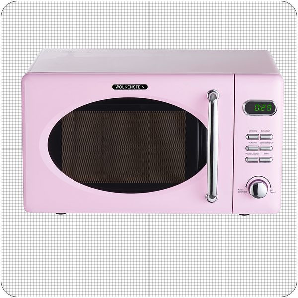 Wolkenstein Mikrowelle WMW720 SP Pink, 13088