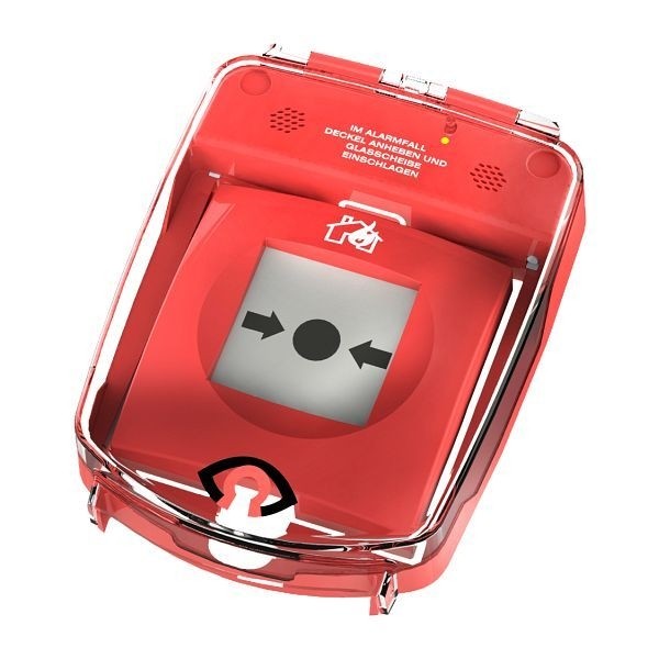 GfS e-Cover zur Abdeckung eines Handauslösetasters groß, rot, 401001