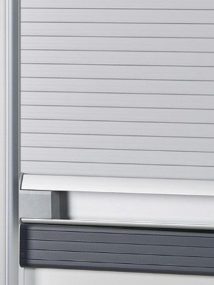 NordCap Jalousie für ALASKA 120, abschließbar, manuell, weißes PVC, Federsystem, Maßänderung beachten: H + 47 mm, T + 55 mm, 41860050018900