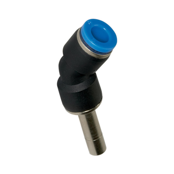 Riegler Steckverbindung 45°, Stecknippel 10 mm »Blaue Serie« Schlauch-Ø 8, 135766