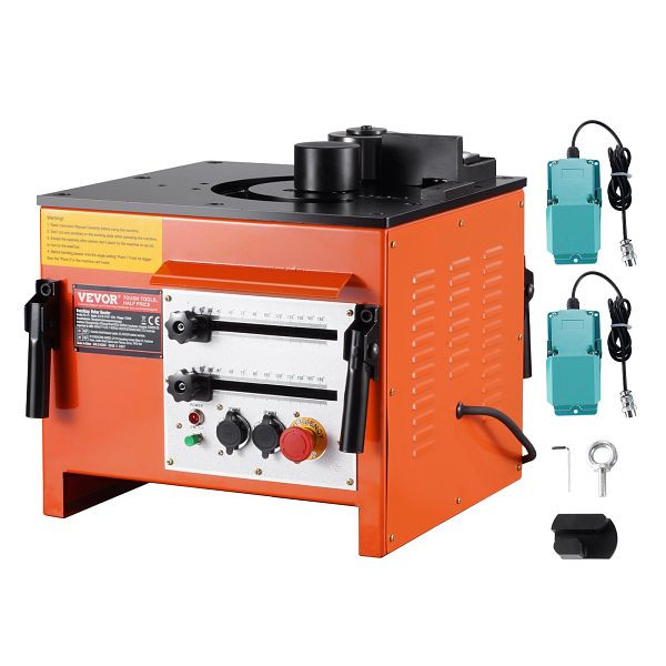 VEVOR Hydraulischer elektrischer Bewehrungsbieger Biegemaschine, 1700W 4-25mm, TSDDGJWQJ25MVZF5TV2