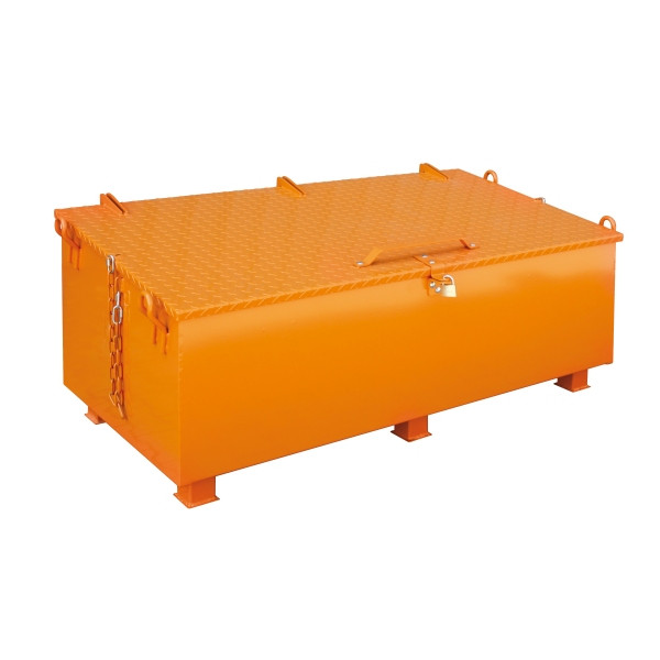 Eichinger Industrie Werkzeugkiste, Stahl, 800 kg, 600 Liter, reinorange, 12100300000000