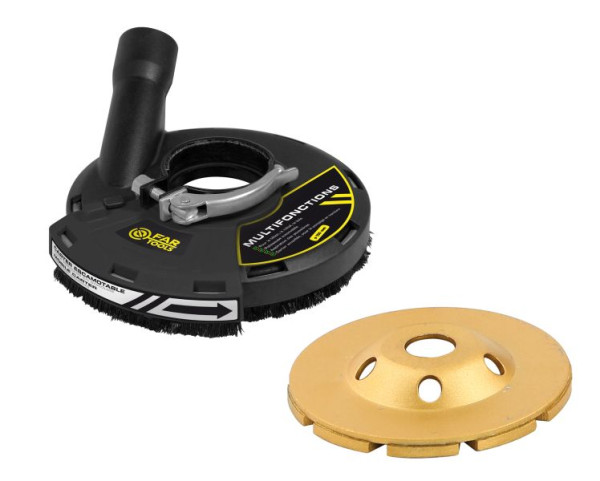 Fartools Betonschleifaufsatz Ø 180 mm für Betonschleifarbeiten, 115924