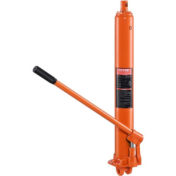 VEVOR Hydraulischer Langer Ram-Wagenheber, 8 t Motorhebezylinder mit Einzelkolbenpumpe & Flacher Basis, ZZSQJDUXJ8TDNP9EDV0