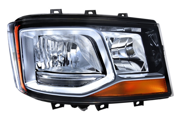 HELLA Halogen-Hauptscheinwerfer, für u.a. Scania L,P,G,R,S, für Rechtsverkehr, rechts, 1EH 011 804-061