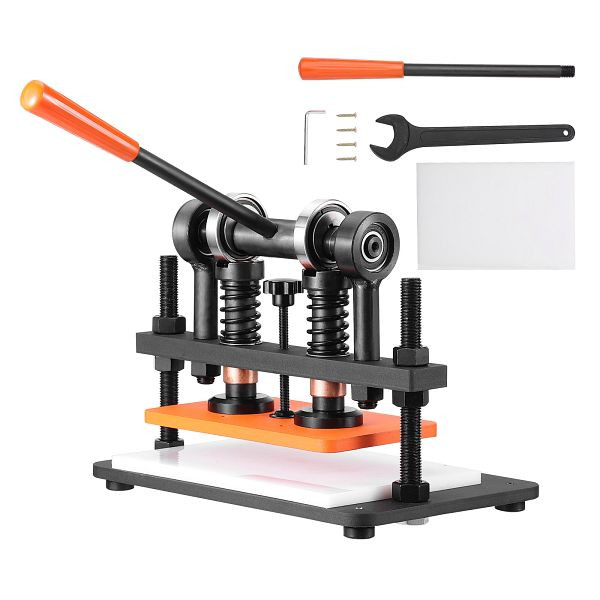 VEVOR Leder Stanzmaschine Manuell 26 x 15 cm, 1,5 t Belastbar Geeignet für Leder, PVC/EVA-Schaumstoff, nicht Klebende Materialien, SDSLPGYHJ26XK2HM6V0