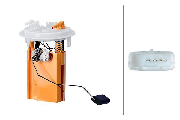 HELLA Tankgeber, elektrisch, 4-polig, mit Dichtung, ohne Förderpumpe, 8TF 358 304-021